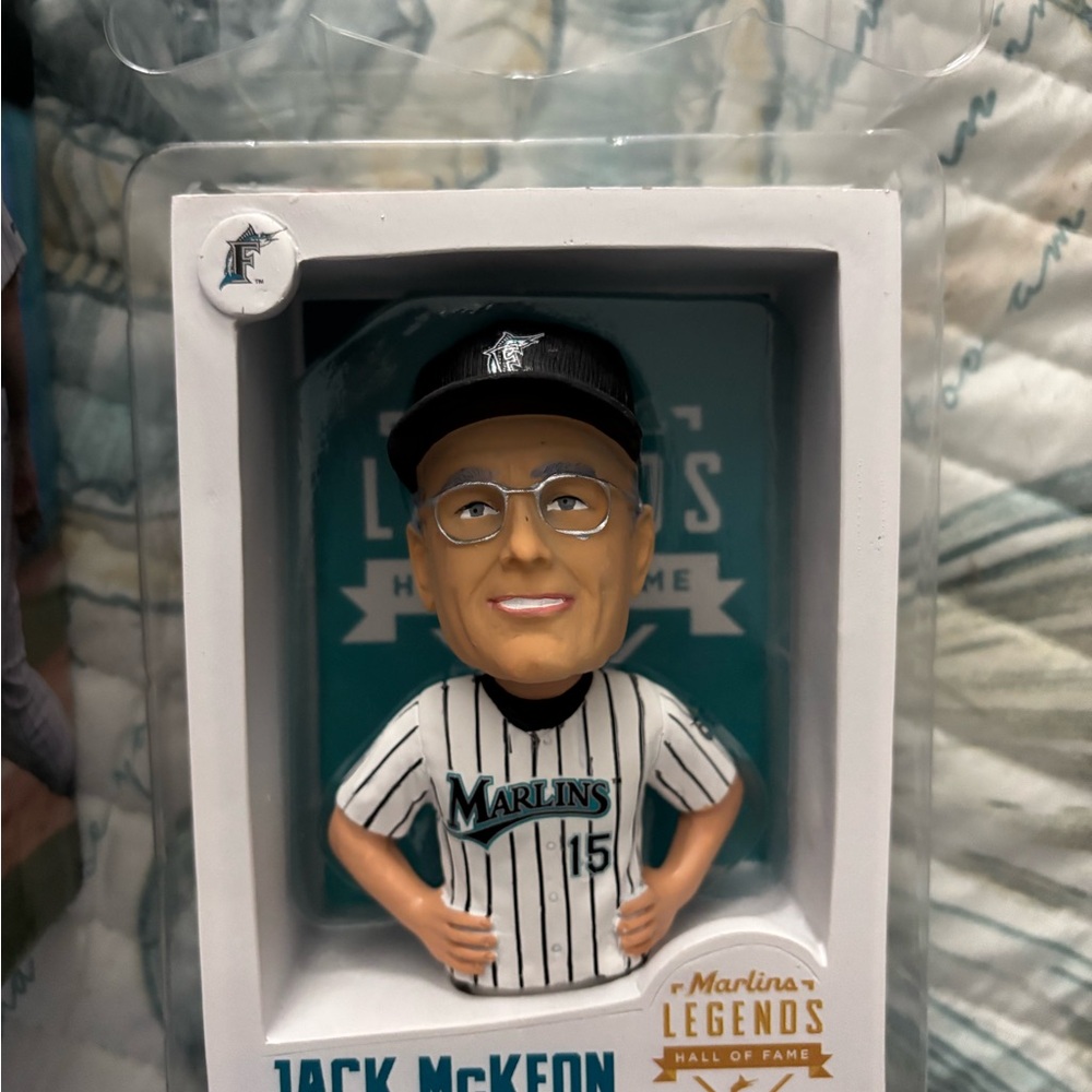 Miami Marlins Legends Bobblehead Figurine Jack McKeon